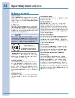 Preview for 24 page of Electrolux 137356900 Use And Care Manual