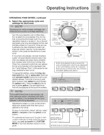 Предварительный просмотр 9 страницы Electrolux 137357000A Use & Care Manual