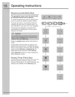 Предварительный просмотр 18 страницы Electrolux 137357000A Use & Care Manual