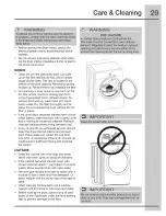 Preview for 29 page of Electrolux 137357000A Use & Care Manual