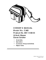 Electrolux 140603 Owner'S Manual preview