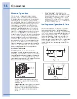 Preview for 14 page of Electrolux 15 Use And Care Manual