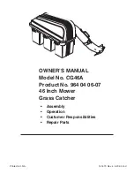Preview for 1 page of Electrolux 151673 Owner'S Manual