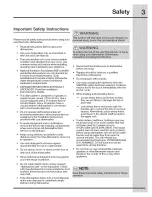 Preview for 3 page of Electrolux 154671101 Use & Care Manual