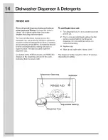 Предварительный просмотр 14 страницы Electrolux 154671101 Use & Care Manual