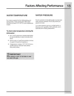 Preview for 15 page of Electrolux 154671101 Use & Care Manual