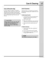 Preview for 17 page of Electrolux 154671101 Use & Care Manual