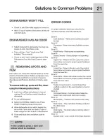 Preview for 21 page of Electrolux 154671101 Use & Care Manual