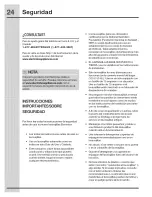 Preview for 24 page of Electrolux 154671101 Use & Care Manual