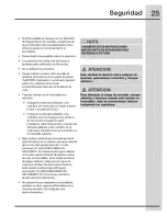 Preview for 25 page of Electrolux 154671101 Use & Care Manual