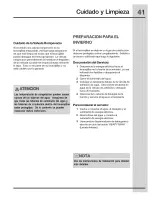 Preview for 41 page of Electrolux 154671101 Use & Care Manual