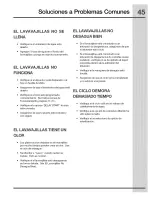 Preview for 45 page of Electrolux 154671101 Use & Care Manual