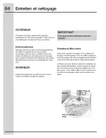 Preview for 64 page of Electrolux 154671101 Use & Care Manual