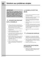 Preview for 66 page of Electrolux 154671101 Use & Care Manual