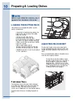 Предварительный просмотр 10 страницы Electrolux 154671201 Use & Care Manual