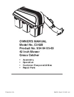 Предварительный просмотр 1 страницы Electrolux 156235 Owner'S Manual