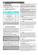 Предварительный просмотр 3 страницы Electrolux 168769 Installation, Operation And Maintenance Manual