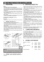 Предварительный просмотр 7 страницы Electrolux 168769 Installation, Operation And Maintenance Manual