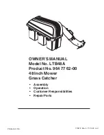 Предварительный просмотр 1 страницы Electrolux 178478 Owner'S Manual