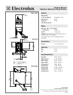 Preview for 2 page of Electrolux 178741 Specification Sheet