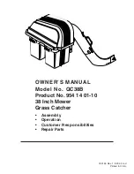 Предварительный просмотр 1 страницы Electrolux 183159 Owner'S Manual