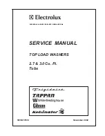 Preview for 1 page of Electrolux 2.7 Cu. Ft. Tubs Service Manual