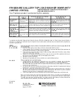 Предварительный просмотр 27 страницы Electrolux 2.7 Cu. Ft. Tubs Service Manual