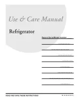 Electrolux 216781800 Use & Care Manual preview