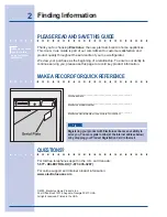 Preview for 2 page of Electrolux 216802800 Use & Care Manual