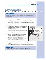 Preview for 5 page of Electrolux 216802800 Use & Care Manual