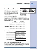 Preview for 13 page of Electrolux 216802800 Use & Care Manual