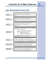 Preview for 21 page of Electrolux 216802800 Use & Care Manual