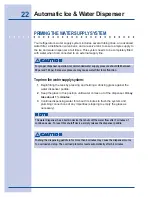 Preview for 22 page of Electrolux 216802800 Use & Care Manual