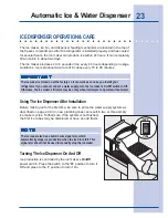 Preview for 23 page of Electrolux 216802800 Use & Care Manual