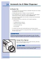 Preview for 24 page of Electrolux 216802800 Use & Care Manual