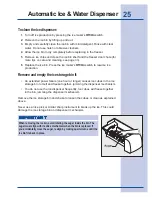 Preview for 25 page of Electrolux 216802800 Use & Care Manual