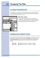 Preview for 26 page of Electrolux 216802800 Use & Care Manual