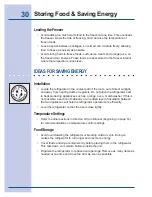 Preview for 30 page of Electrolux 216802800 Use & Care Manual