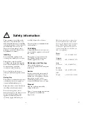 Preview for 4 page of Electrolux 231 GR Instruction Book