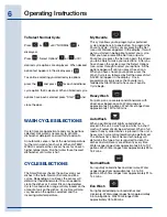 Preview for 6 page of Electrolux 24 Use & Care Manual