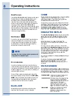 Preview for 8 page of Electrolux 24 Use & Care Manual