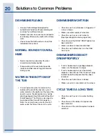 Preview for 20 page of Electrolux 24 Use & Care Manual