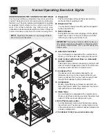 Предварительный просмотр 17 страницы Electrolux 240400112 Use & Care Manual