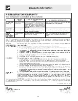 Preview for 20 page of Electrolux 240400112 Use & Care Manual