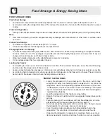 Preview for 15 page of Electrolux 241567601 Use & Care Manual