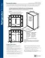 Preview for 10 page of Electrolux 241723001 Planning Manual