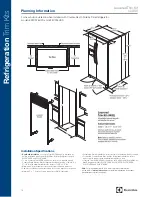 Preview for 14 page of Electrolux 241723001 Planning Manual