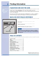 Preview for 2 page of Electrolux 241737900 Use And Care Manual