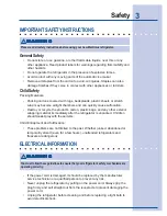 Preview for 3 page of Electrolux 241737900 Use And Care Manual