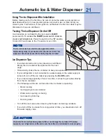 Preview for 21 page of Electrolux 241737900 Use And Care Manual